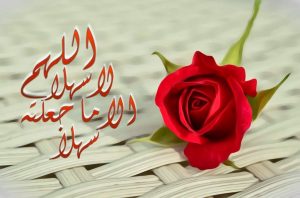 اللهم لا سهل الا ماجعلته سهلا