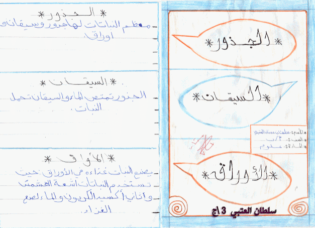 مطويات الصف الثالث الابتدائي  3