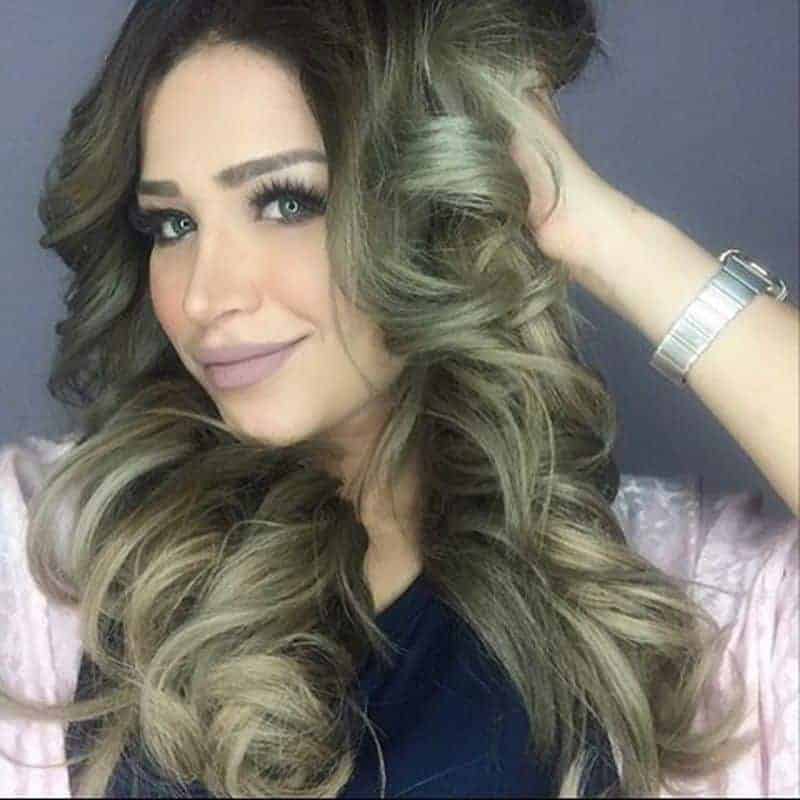 صبغات شعر رمادي زيتي 2