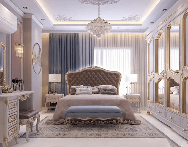 ألوان غرف نوم حديثة 2021 1