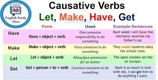 تمارين على causative توجيهي