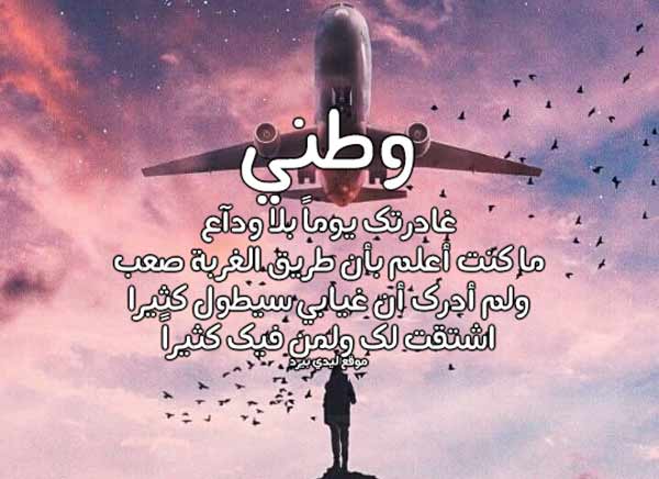 شعر عن الحنين للوطن