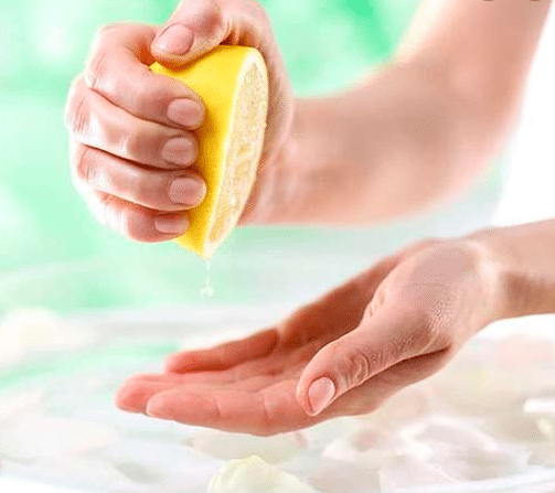 علاج حبوب المؤخرة بالليمون