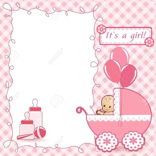 كروت مواليد بنات 4