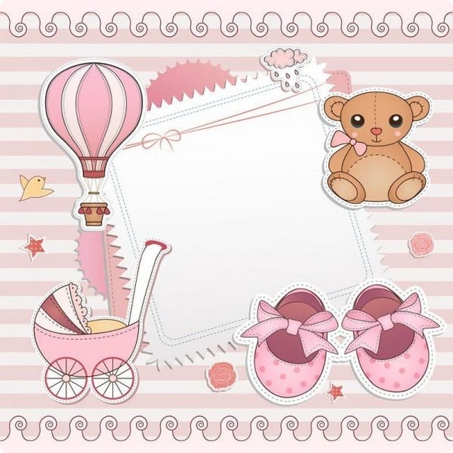كروت مواليد بنات 5