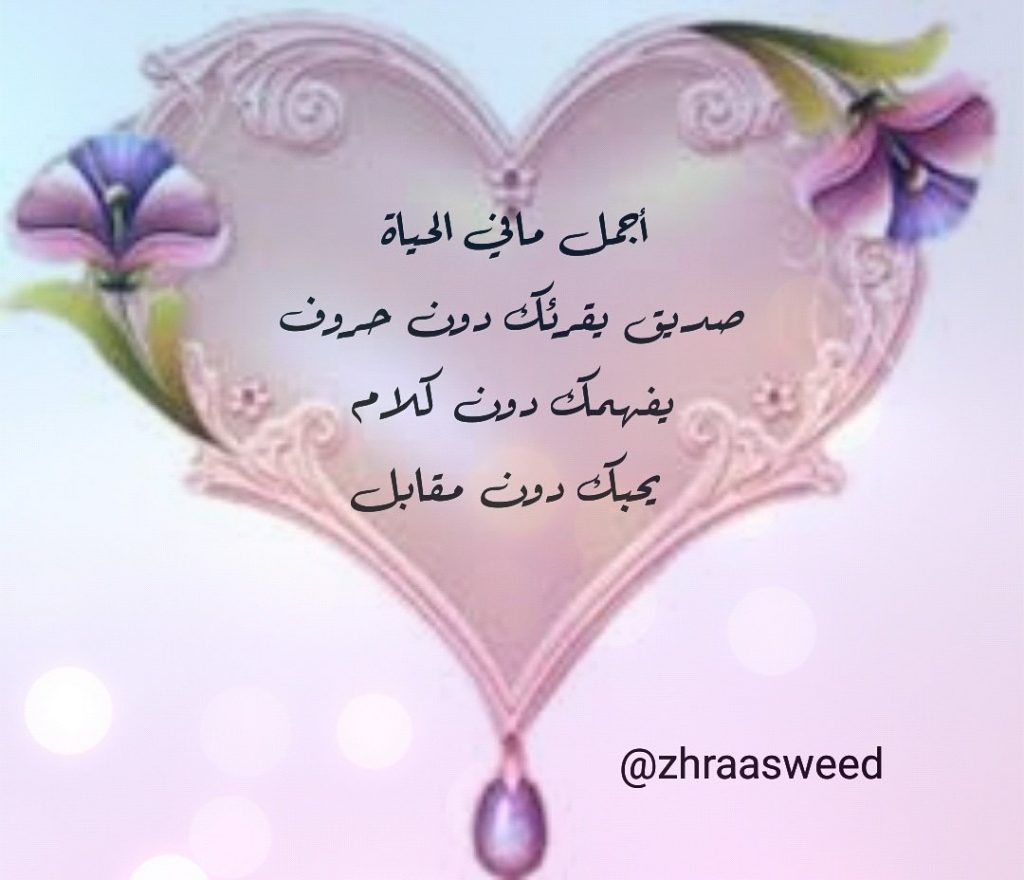 أجمل ما في الحياة صديق يفهمك دون كلام4