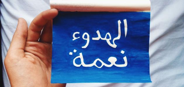 الهدوء نعمة1
