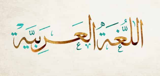 كلمة عن اللغة العربية قصيرة