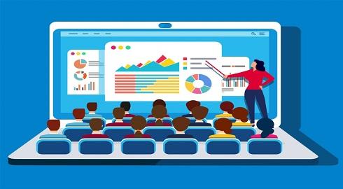 التدريس عبر الإنترنت e-learning