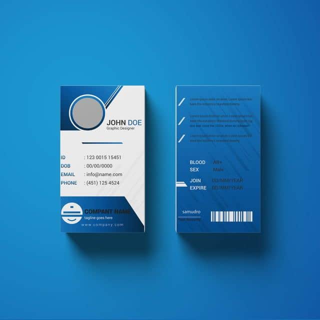 نموذج ID card 1
