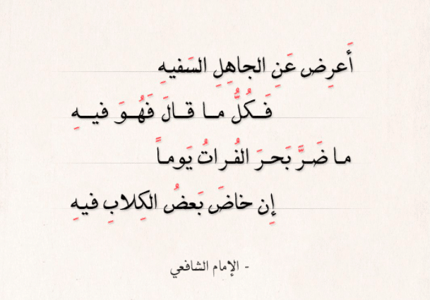 شعر عن من يتجاهلك