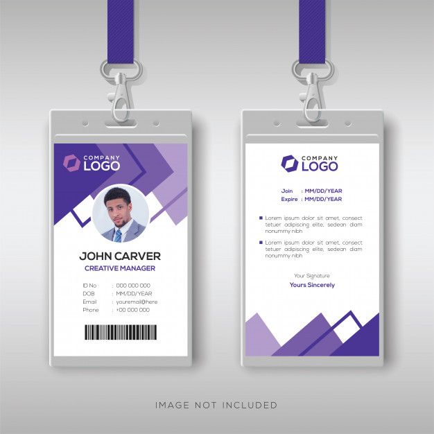 نموذج ID card 2