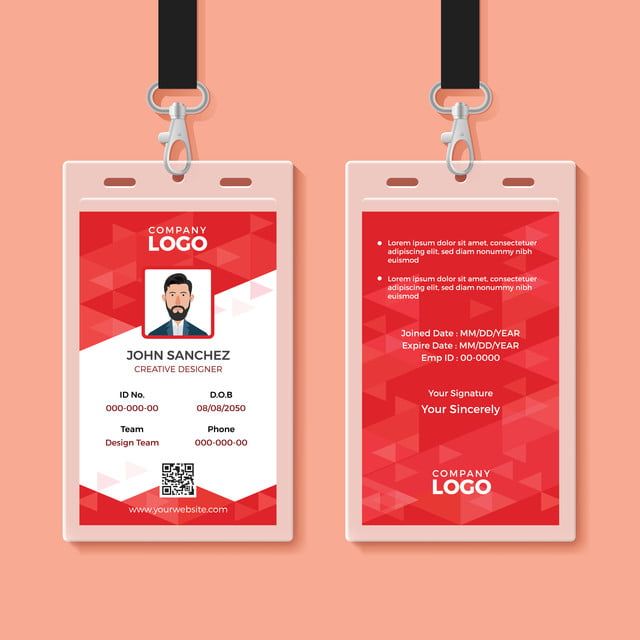 نموذج ID card 3