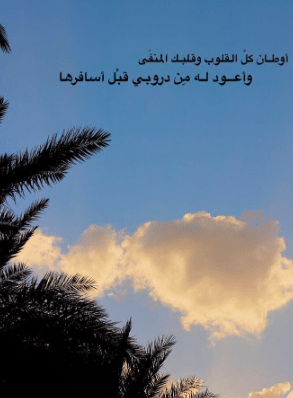 أبيات شعر عن الطبيعة تويتر 2