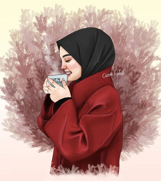 اجمل الصور بنات كيوت فيس بوك كرتون محجبات2
