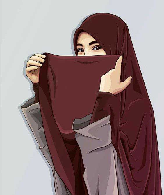 احلى الصور بنات كيوت محجبات كرتون2