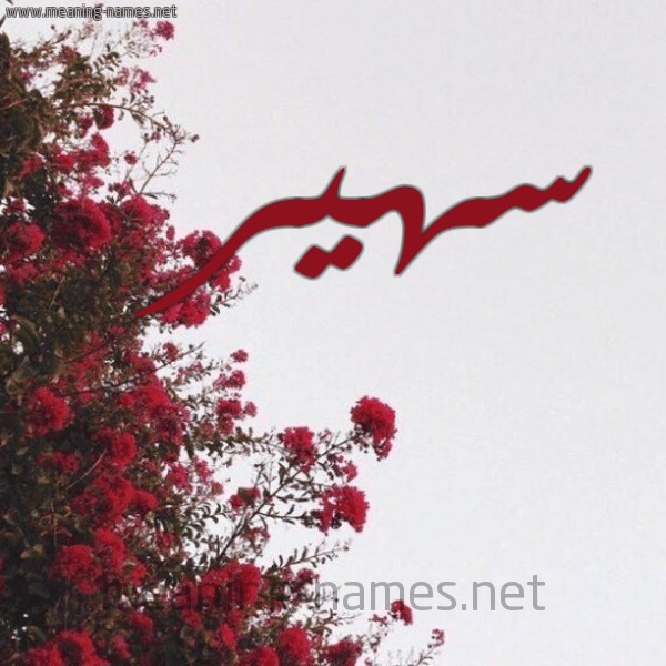 اسم سهير مكتوب بالورد1