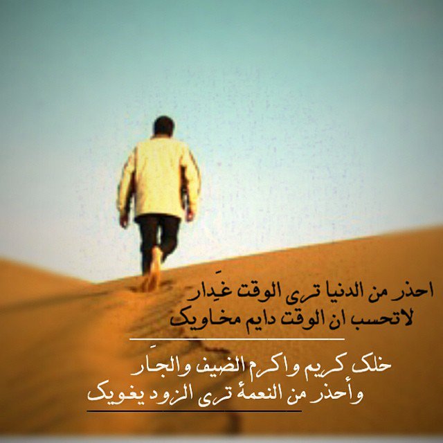 شعر وصف الدنيا