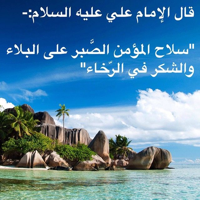 شعر الإمام علي عن الصبر