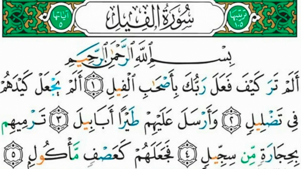 تجربتي مع سورة الفيل