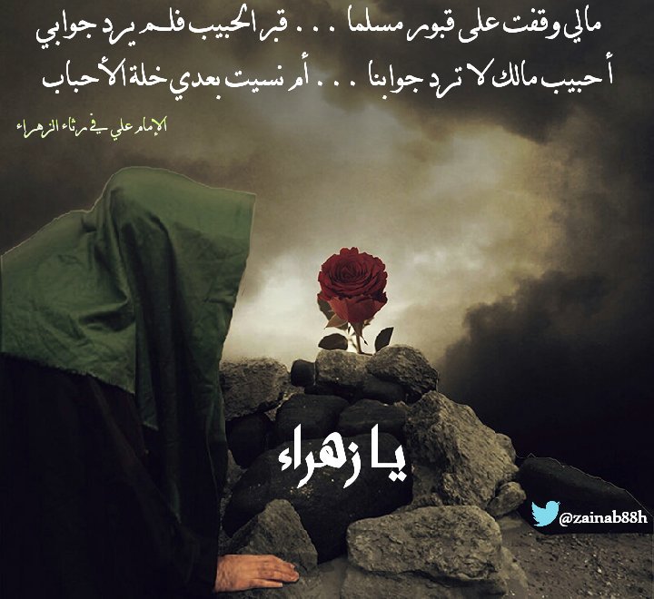 شعر الإمام علي عن فاطمة الزهراء