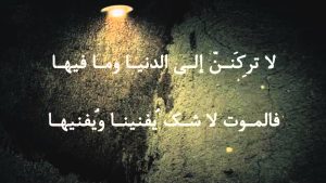 شعر وصف الدنيا
