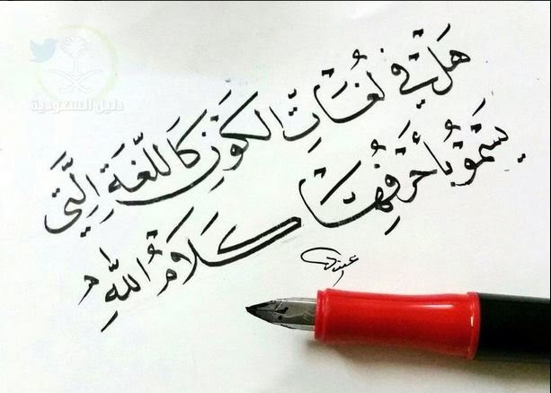 شعر عن اللغة العربية قصير