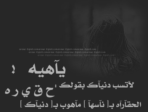 شعر عن الحقارة