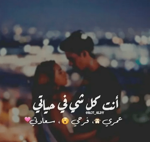 شعر عن السعادة مع الحبيب