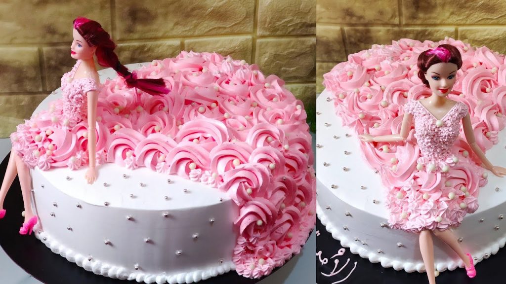كيكة عيد ميلاد اطفال بنات باربي4