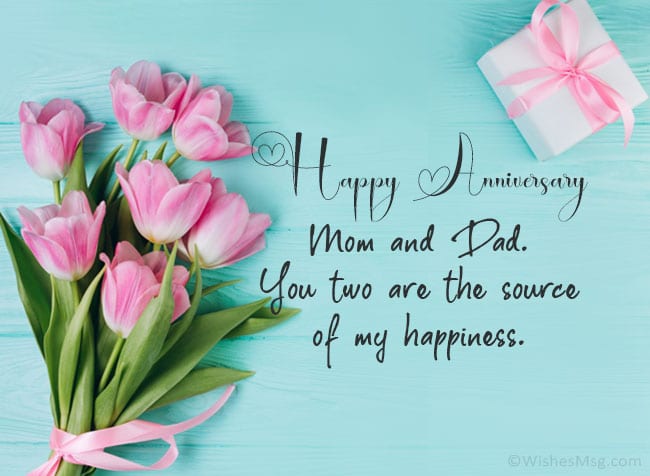 Happy Anniversary Mom and Dad