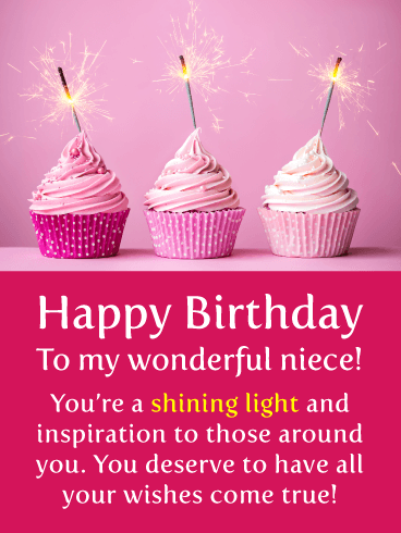 Sentimental Birthday Wishes For Niece