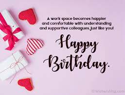 Birthday Wishes for Colleague