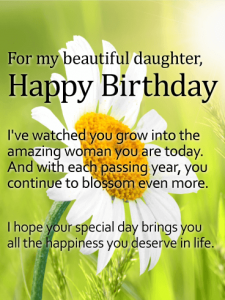 birthday messages for daughter
