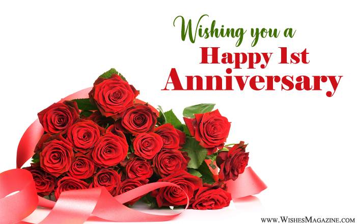 happy one year together message