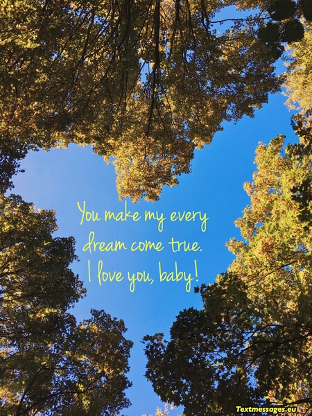 sweet love message