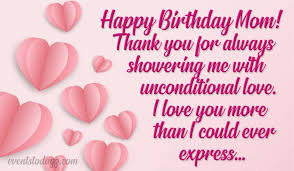 happy birthday, mom text