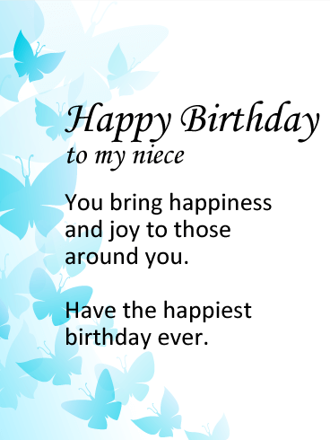 birthday messages for niece