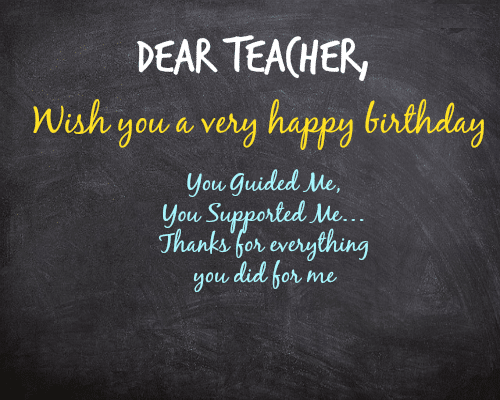 happy birthday teacher wishes quotes