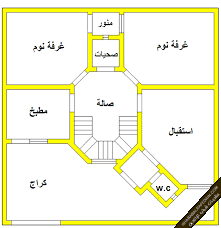 مخططات منازل 12*12 4