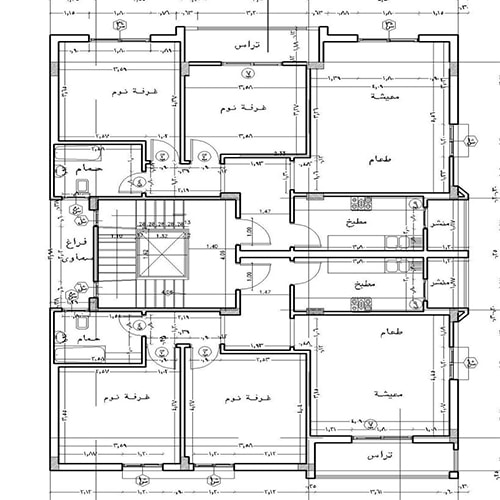تصميم منزل 120 متر2