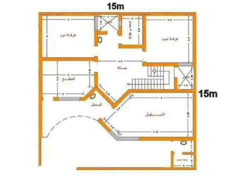 خرائط منازل 150 متر3