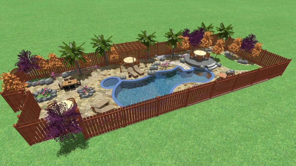 تصميم حدائق 3D 2