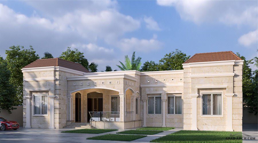 تصميم فيلا دور واحد1