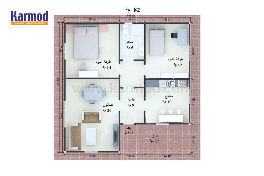 مخططات منازل جاهزة3