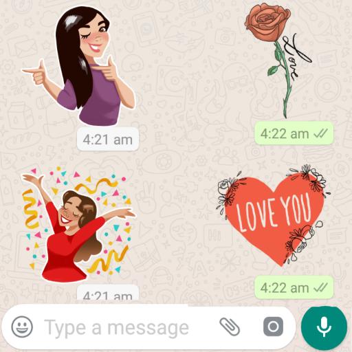 ملصقات واتساب جاهزة متحركة