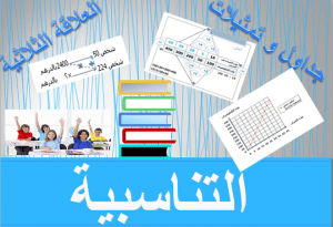 شرح درس التناسبية
