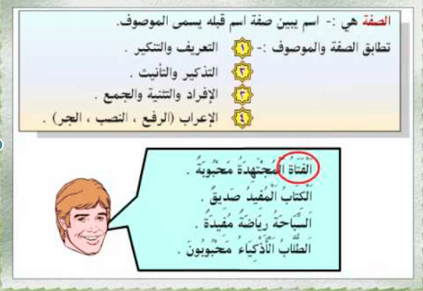 شرح درس الصفة