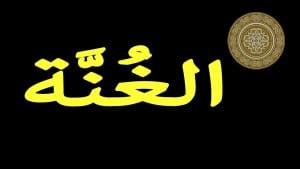 شرح درس الغنة