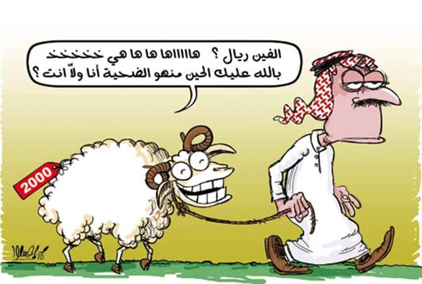 قفشات عن عيد الاضحى 1